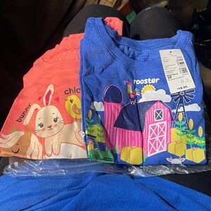 Kids' Farm Animal Graphic Tees